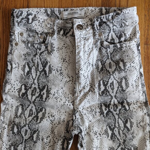 Animal Print Zara Jeans - Picture 3 of 8